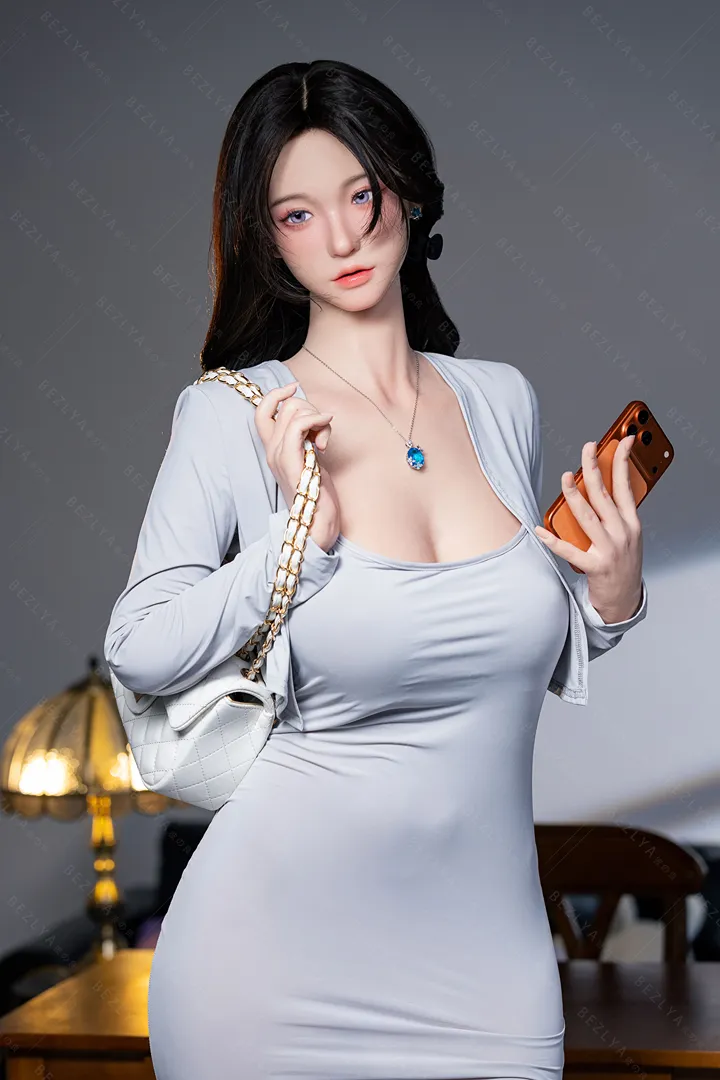 168cm (5ft6) E-cup Real Skin Texture Silicone Sex Doll Lillapruina, ROS Head